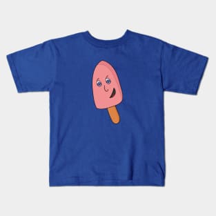 A cute smiling popsicle Kids T-Shirt